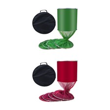 Fischernetztasche, zusammenklappbarer Angelk&auml;fig, tragbare Angelausr&uuml;stung,