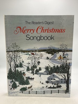 Vintage Reader's Digest Merry Christmas Songbook White Large Spiral HC 1996 USA