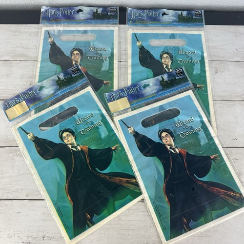 VTG NOS 32 Pcs HARRY POTTER Birthday Party Treat Sacks Gift Candy Goody Bags