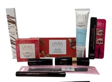 Laura Geller Makeup Set With Blush Lipstick Mascara Primer & Liner Assorted Colo