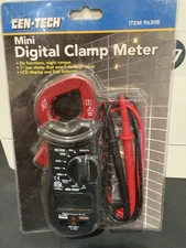 Cen-Tech 96308 - 6-Function Digital Clamp Meter AC/DC Voltage NOS