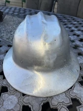 Vintage ED Bullard Hard Boiled Aluminum Hard Hat Logging & Mining Helmet RARE