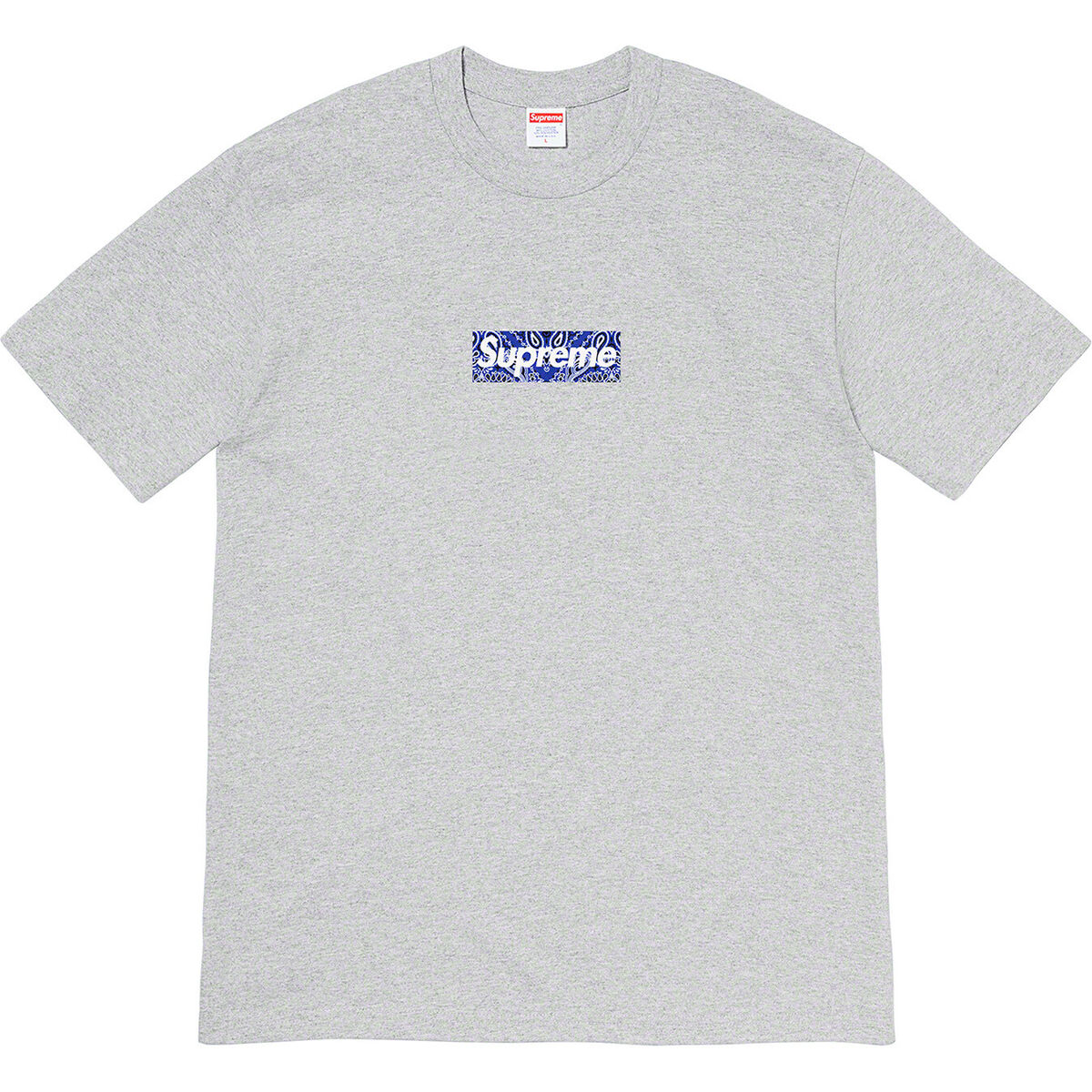 Supreme Bandana Box Logo Tee Black Men's - FW19 - US