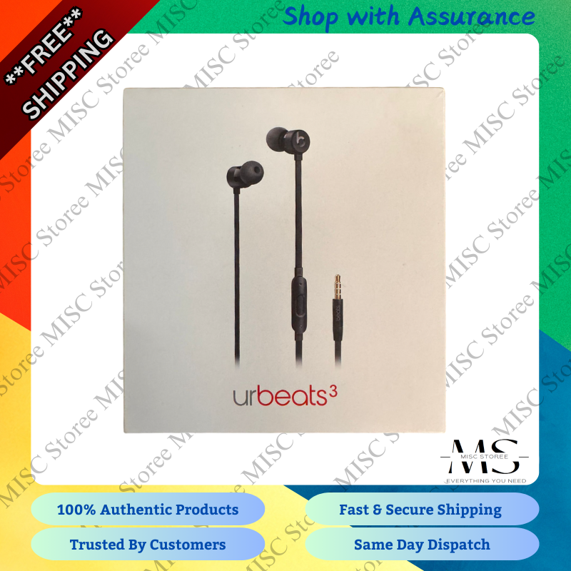Beats by Dr. Dre urBeats3 ブラック MU982PA/A【リモコン・マイク対応