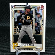 2021 Bowman KeBryan Hayes RC #66 Pittsburgh Pirates Rookie Card