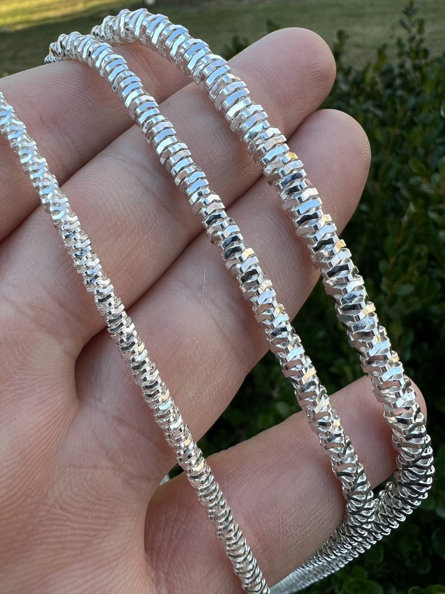 アクセサリー Glitter s925 Diamond cut rope chain 3mm Diamond Cut Rope Chain 【3mm/SILVER】 | Glitter