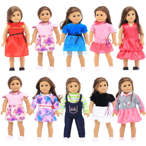 10 Sets 18 Zoll Puppenkleidung für unsere Generation Puppe, meine Generation Puppe - Bild 1 von 8