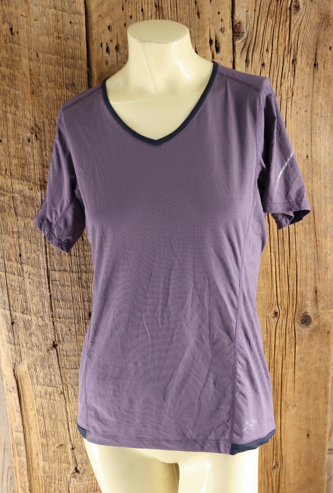 ARC'TERYX Arcteryx T Shirt morbida elastica viola taglia large