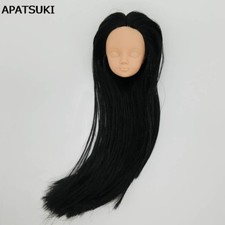 Plastic Practice Makeup Doll Head For 11.5" Doll Heads For 1/6 Kurhn BJD Doll