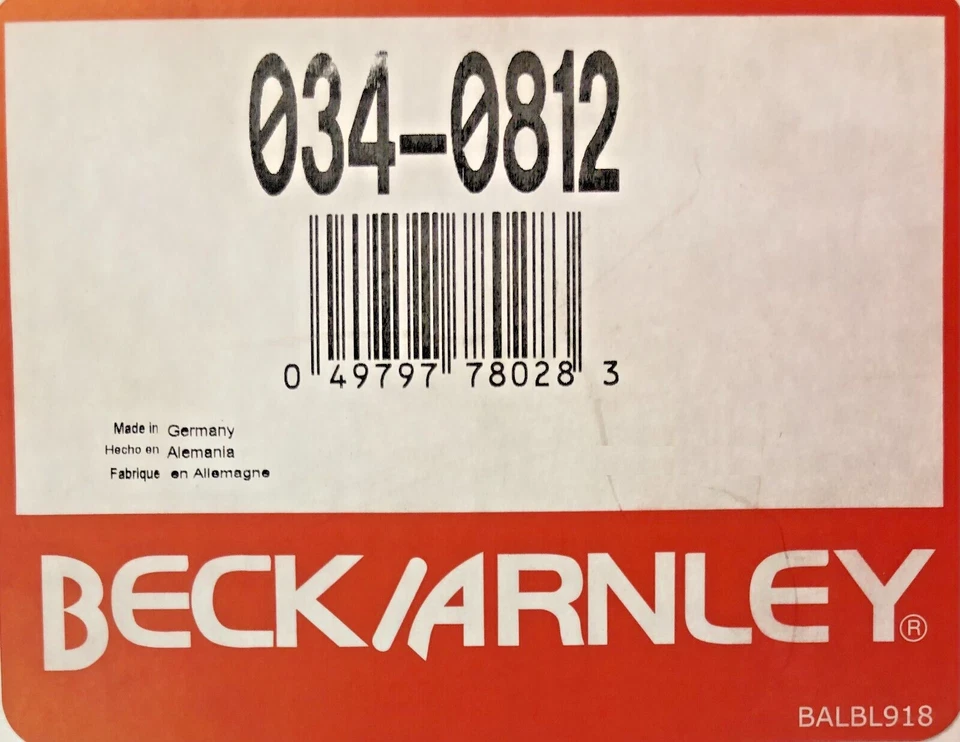 Прокладка поддона масла двигателя BECK/ARNLEY 034-0812 для BMW Z4, 325Ci, 330Ci, M3, X3, X5 - Изображение 2 из 4