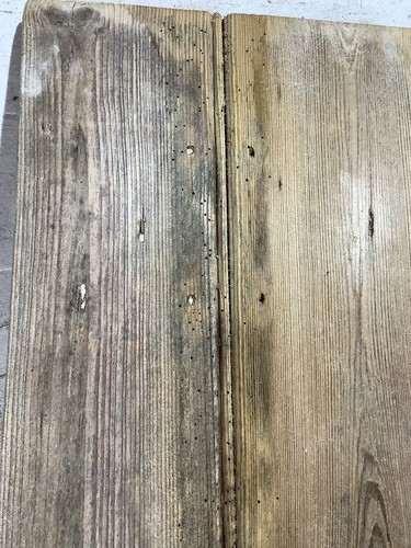 30"X 79" Victorian Internal Stripped & Painted Pine 5 Plank Ledge Door Old - Picture 5 of 12