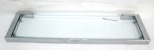 Bathroom Glass Rectangular Shelf Wall Mounted~ Stainless Steel 19 1/4" x 5 1/4"