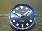 NEW BLUE SUNBURST DIAL, M.T.& HANDS 300M DIVERS SKX007/ SKX031 / NH35-36 /4R36