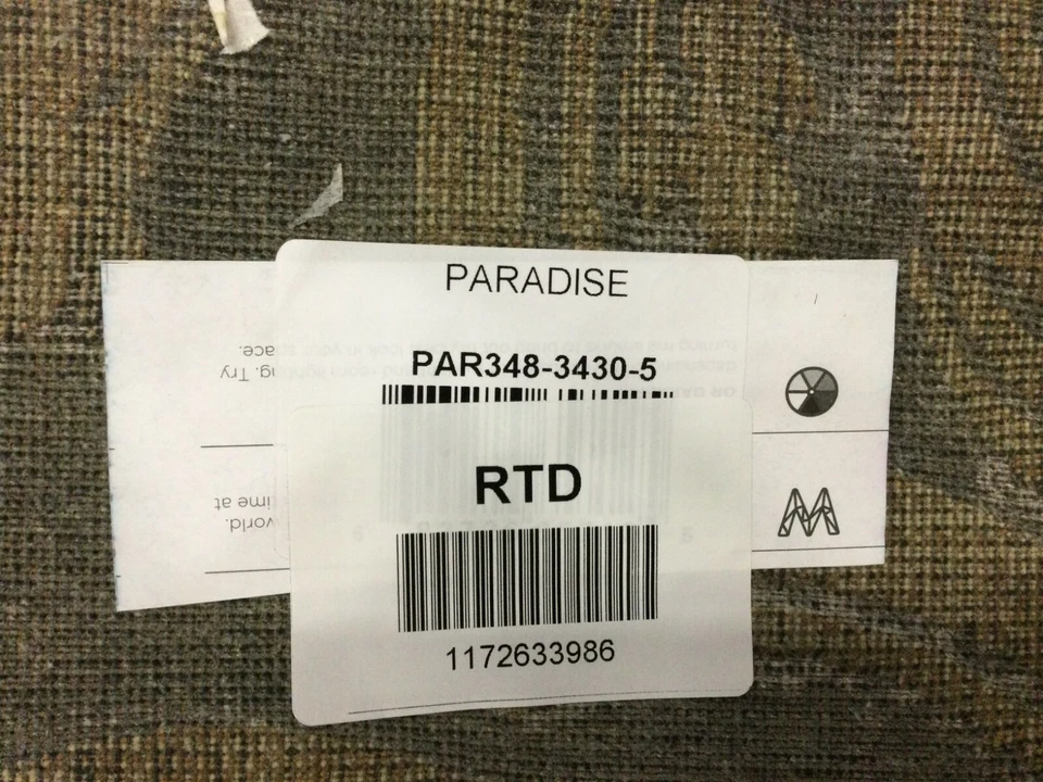 Alfombra manchada ANTRACITA 5'-3" X 7'-6", precio reducido 1172633986 PAR348-3430-5 Foto 4 de 4