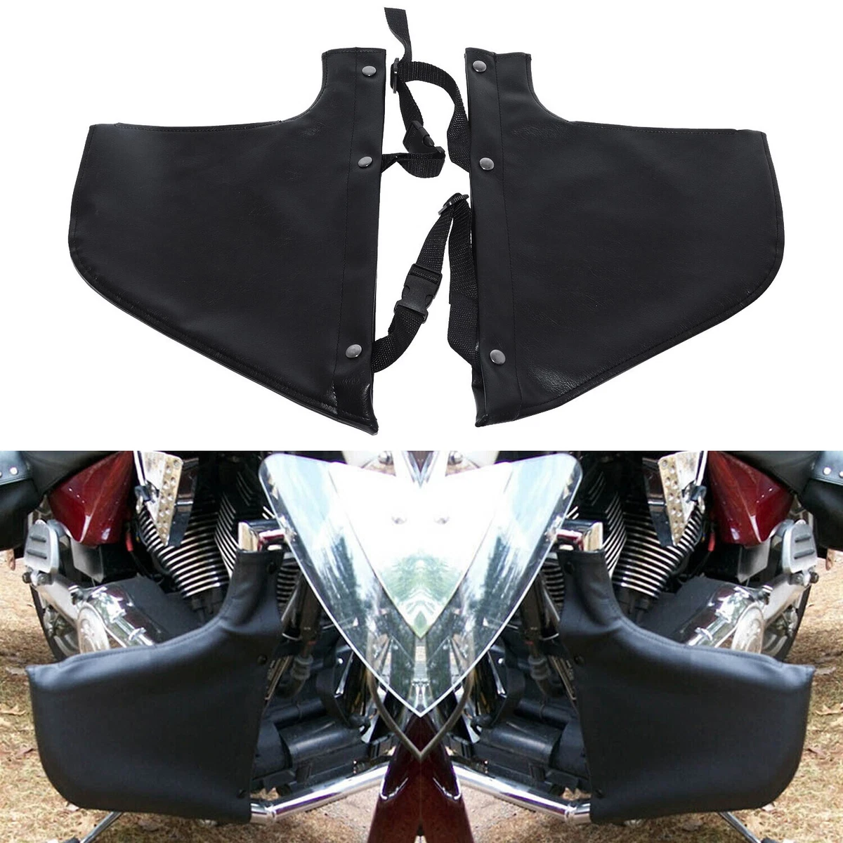 Soft Lowers Chaps Leg Warmer Fairing For Victory Cross Country 8