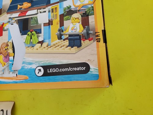 Lego Creator 3 en 1 Beachside Vacation 31063 Totalmente Nuevo y Sellado Juego Retirado - Imagen 6 de 10