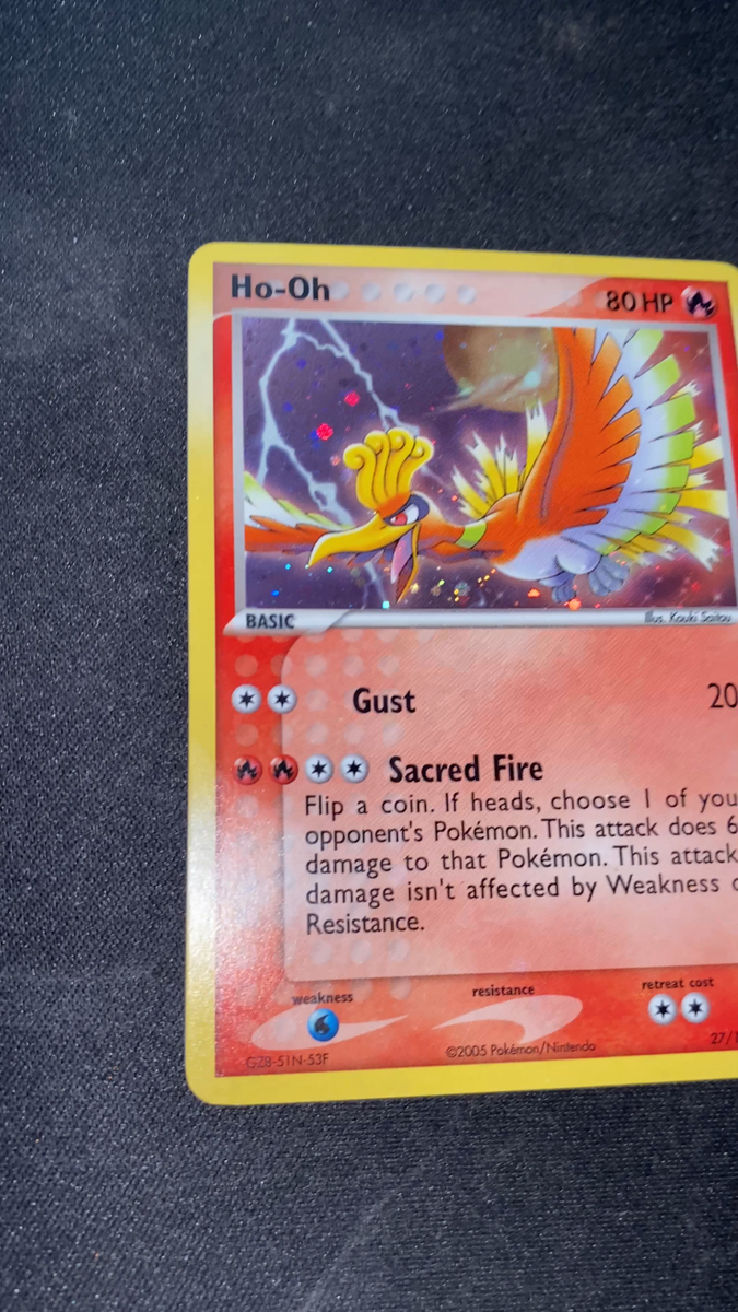 希少・十字ホロ】ホウオウHo-Oh Holo Cross Ho-Oh Prices | Pokemon