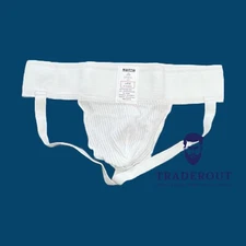 Martin sports Men white athletic supporter jock strap jockstraps size S M L XL