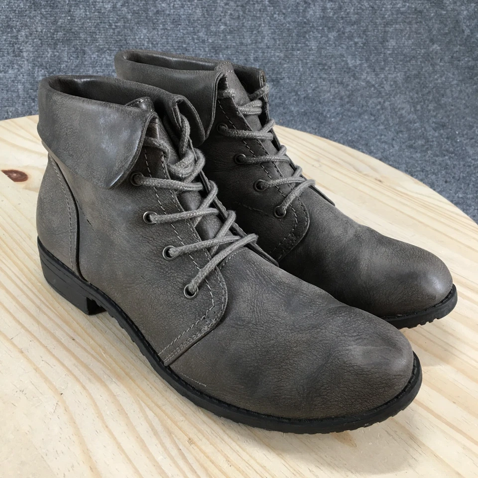 Botas de montaña Cliffs by White para mujer 9,5 M tango botín gris imitación cuero Foto 3 de 4