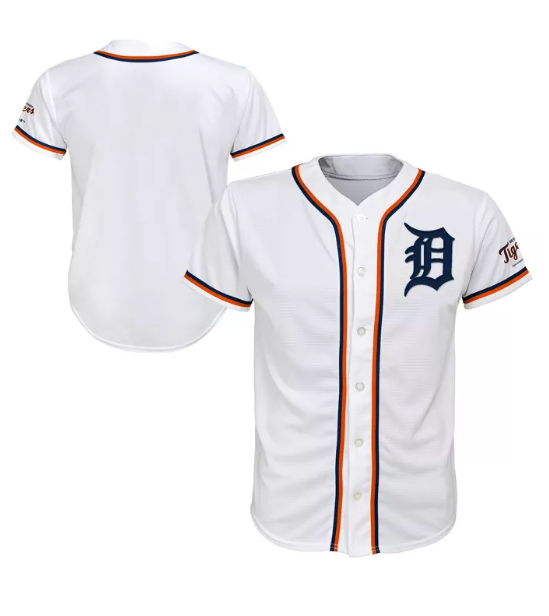 MLB Detroit Tigers Boys' White Team Jersey XL White C355 eBay