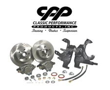 55-57 Chevy Belair 12" Rotor Disc Brake Conversion Kit with 2" Drop Spindles