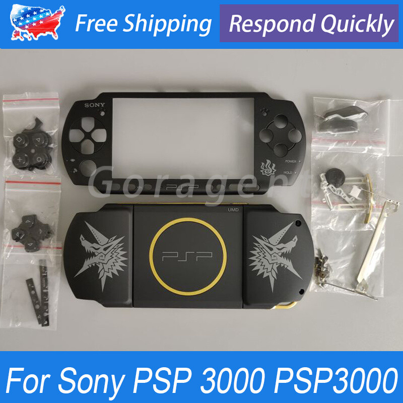 NEW For Sony PSP 3000 PSP3000 Monster Hunter Full Housing NEW For Sony PSP 3000 PSP3000 Monster Hunter Full Housing