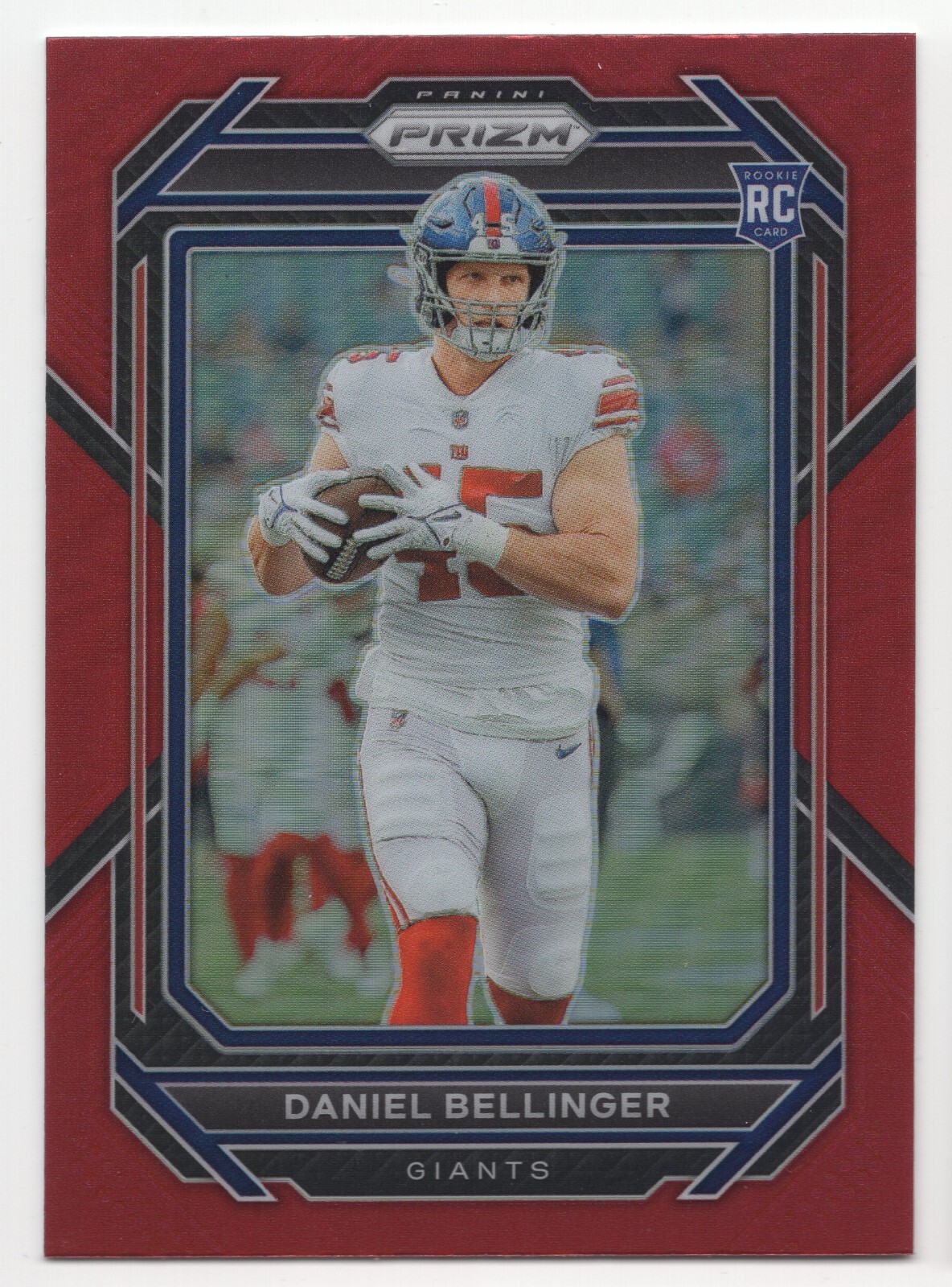 2022 Panini Prizm DANIEL BELLINGER #364 Retail Red Prizm SSP-New York Giants