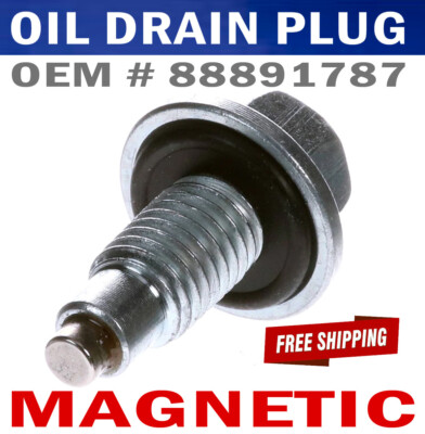 NEW Magnetic Engine  Oil Pan Sump Drain Plug Bolt for CHEVY GMC HUMMER CADILLAC