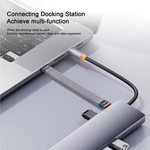 USB-C auf USB-C Kurz Daten und Lade-Kabel USB 4 Gen 3 Schnellladefunktion - Bild 7 von 10