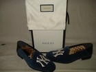 100% AUTH NEW MEN GUCCI NY PATCH FOLD DOWN VELVET LOAFERS/OXFORDS UK 10/US 11 — photo 5