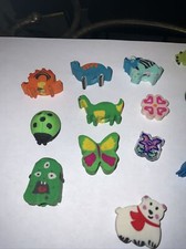 Pack Of Animal Erasers Bulk Mini Pencil Puzzle Desk Assorted And Flower Charm