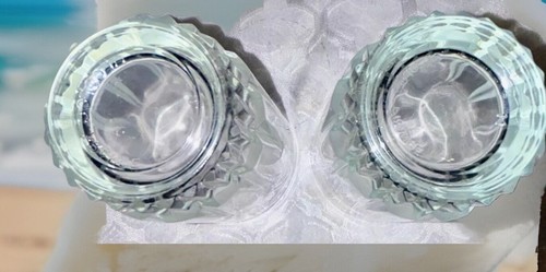 2 VTG France Arcoroc Lancer 12oz Flat Tumbler Ribbed Bottom Band Highball Glass - Picture 2 of 9