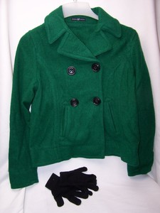 hunter green wool coat