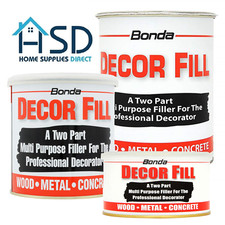 Bonda Decor Fill 2 Part Decorators Filler Padding Hardener Wood Metal GRP