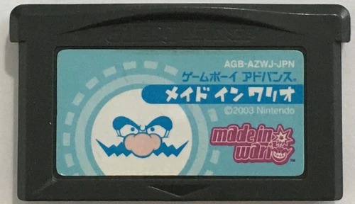Made In Wario WarioWare Inc Mega Microgames GBA (Nintendo GameBoy Advance 2003)