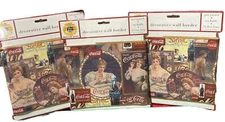 Restore & Restyle Vintage Coca-Cola Wall Border 1998 Lot of 3