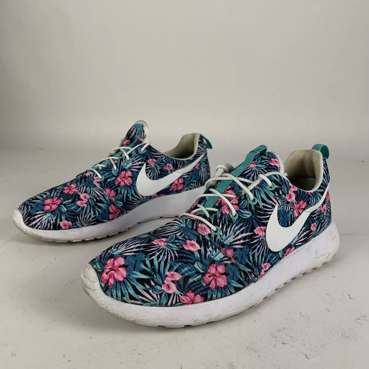 Men&#039;s Nike Roshe Athletic Shoes Hawaiian Floral Print 12.5 |