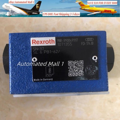 New Rexroth SL6PB1-62 R900491117 Valve Fast Shipping - Picture 1 of 4