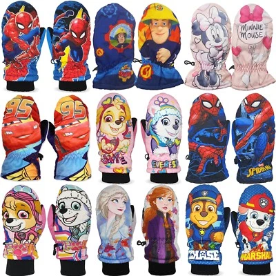 DISNEY, MARVEL, NICKELODEON, HIT Handschuhe Fauster Kinder Ski Winter Fingerhandschuhe Disney ab 19,90 €