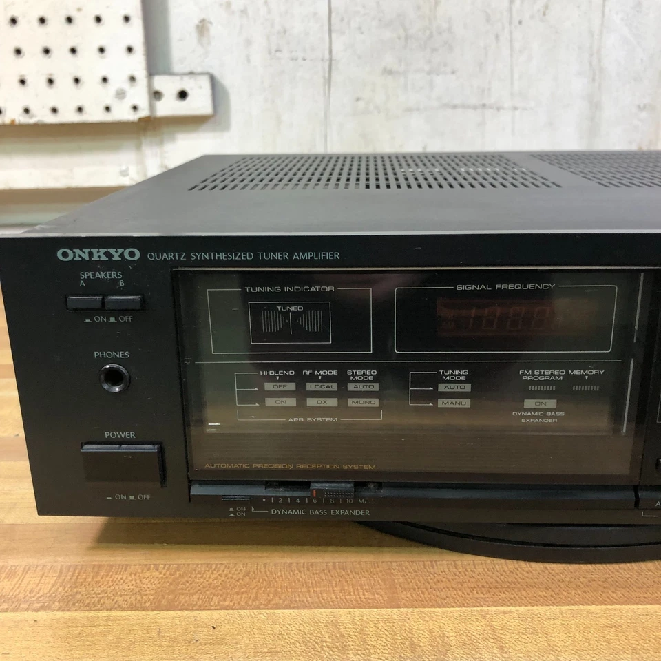 Onkyo TX-28 Quartz Synthesized Tuner Amplifier Receiver Tested Works - Image 3 of 4