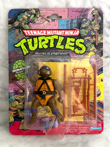 1988 Playmates Teenage Mutant Ninja Turtles TMNT Donatello Figure MOC