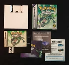 Pokemon Emerald GBA Authentic Box And Inserts ONLY