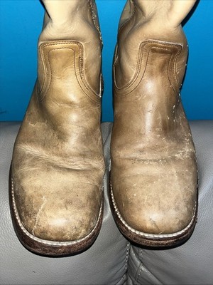 Vtg Frye Unmarked Campus Banana Boots Womens 11/ Mens 9.5  display picture 3