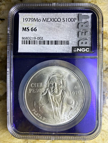 1979 Mexico 100 Pesos Silver — photo from the most recent tracked eBay sale