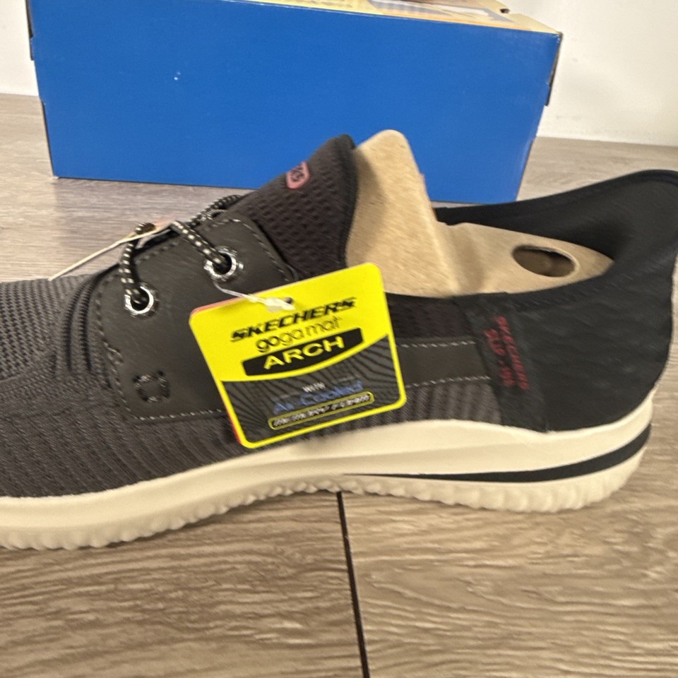 SKECHERS Delson 3.0-Roth Slip-Ins Mens 11 Wide Chocolate / Black 210606 ...