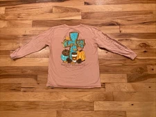 Simply Southern Thankful Youth Girls Size Large Fall Cross Long Sleeve T-Shirt