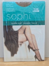 SOPHI NIP Pantyhose Day Sheer Reinforced Toe Size Queen