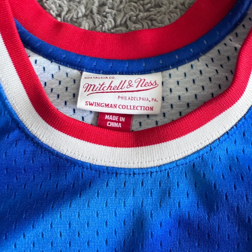 Authentic Mitchell & Ness NBA New Jersey Nets Drazen Petrovic 90-91 Jersey Sz S - Image 4 of 4