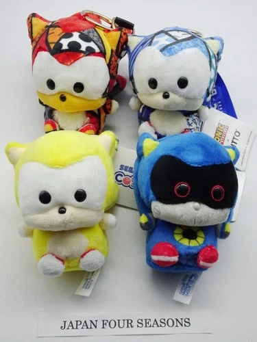 SEGA Cooro Sonic the Hedgehog Plush Mascot Set of 4 Japan 2026