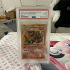 1999 Pokémon Challenge Darkness Blaine's Charizard Holo Rare PSA 9 #6